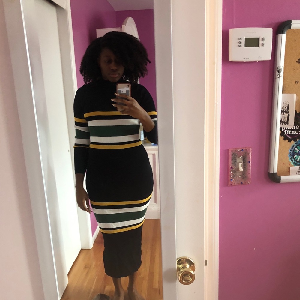 Fashion Nova Body Con Curve Hugging Dress